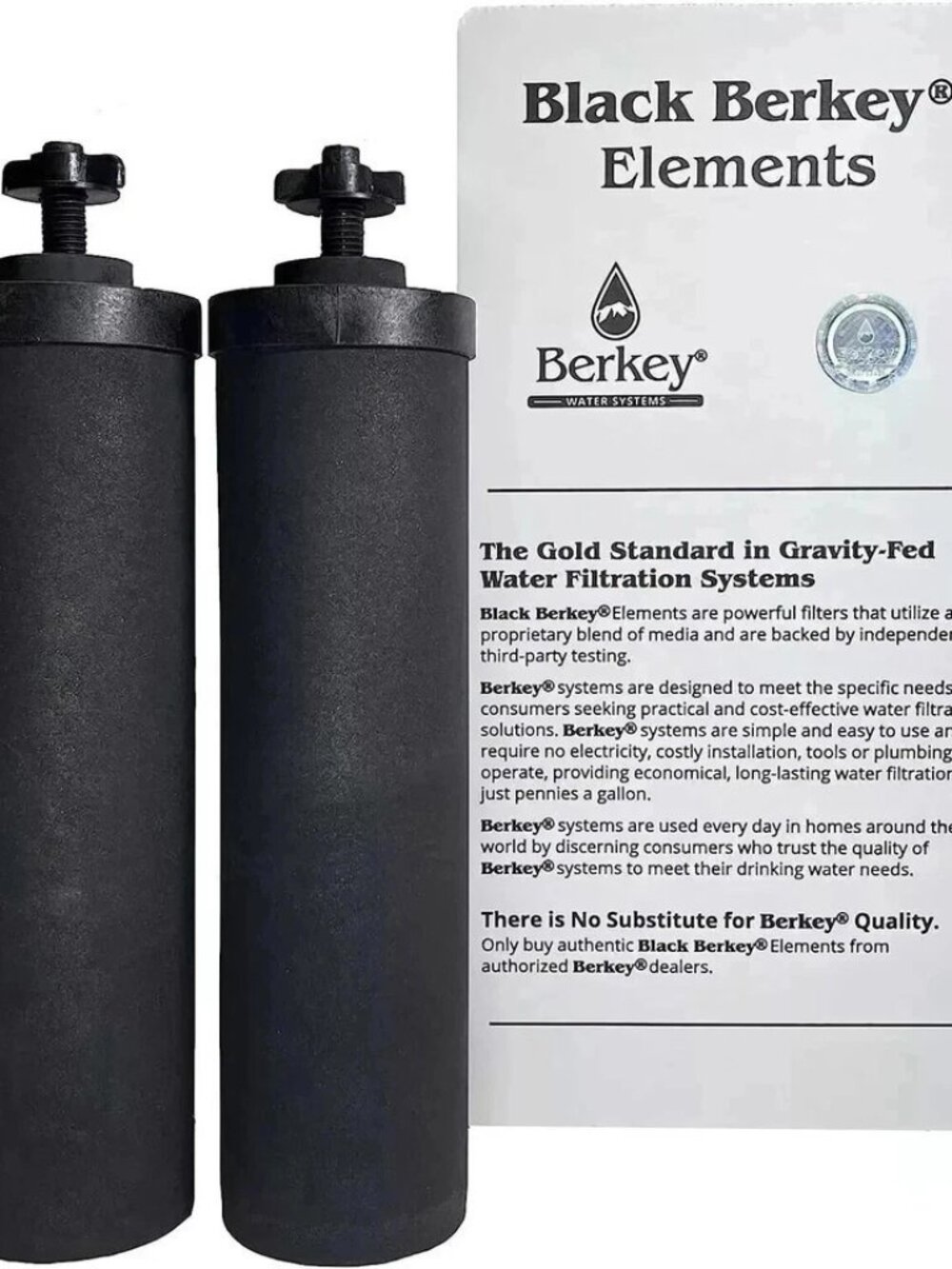 "Berkey BB9-2 Black Water Filter Replacement Elements 2 Pack for Berkey "